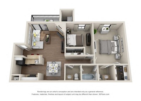 a floor plan is shown of a 1 bedroom apartment